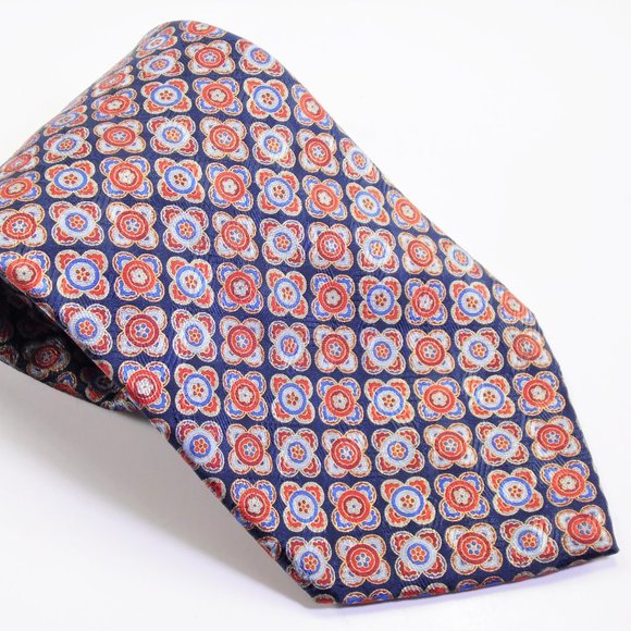 Stefano Ricci Multicolor Geometric 100% Silk Tie - Picture 2 of 11